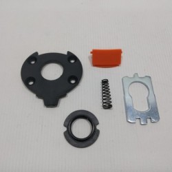 Bouton blocage broche